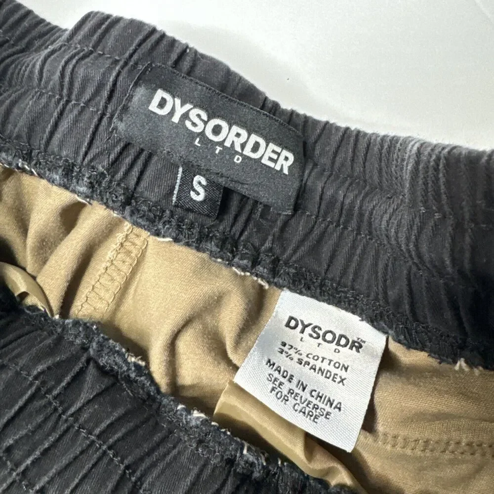 BATTLE VEST & SHORTS DYSORDER PAINTED 8 POCKETS‎ ZIP UP FRONT STRAPS BROWN!